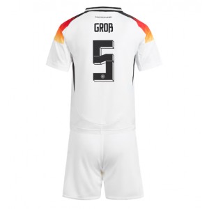 Fotbalové Dres Německo Pascal Gross #5 Dětské Domácí Oblečení ME 2024 Krátký Rukáv (+ trenýrky)